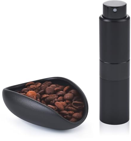 Lulupack Coffee Bean Dosing Cup with 20ML Spray Bottle, Coffee Measuring Cups & Espresso Bean Spritzer Kit