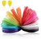 LEONTOOL 3D Pen Filament Refills 20 Colors, 16.4 ft(5M) Per Color Total 328 ft, 1.75mm 3D Pen PLA Filament Refill with 2 Finger Caps Fit for MYNT3D PIKA3D SCRIB3D Pen for Making Models Art Sculptures