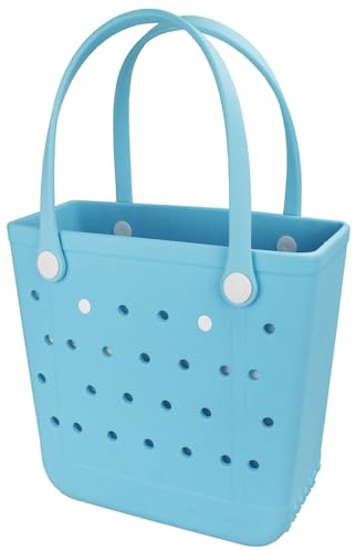 lasierwo Rubber Beach Bag Tote Bag For Women Large Sandproof Travel Tote Bags For Beach Outdoor Sports