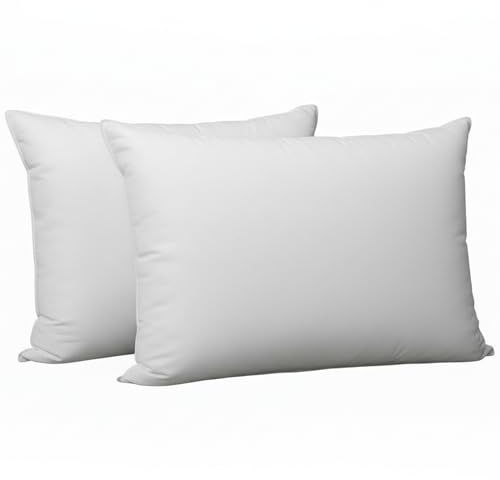 NOVOTEXTIL Relleno de Cojín 70x50 Pack 2 Unidades – Fibra Hueca Siliconada Mullido y Suave – Hipoalergénico y Antiácaros – Firmeza Blanda 470 gr/m² – Relleno Rectangular para Cojines de Sofá y Cama