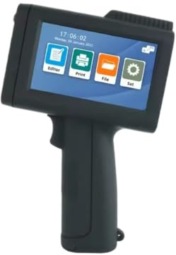 LNHHG Máquina de impresión de inyección de Tinta Impresora de inyección Tinta con codificación Fecha portátil Mini Impresora