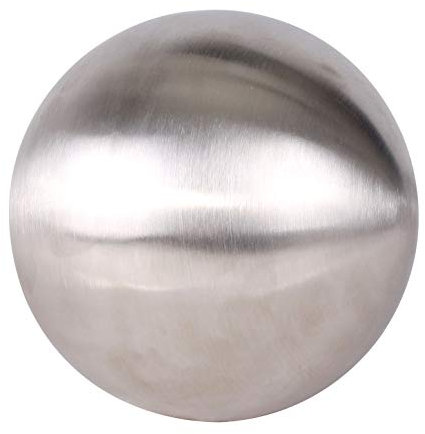 Spetebo Dekokugel Edelstahl matt gebürstet - 15 cm - Schwimmkugel Kugel Edelstahlkugel Gartenkugel