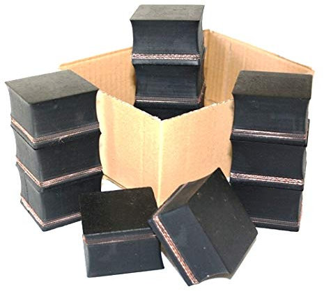 50x50x33mm (Karton mit 18 Stück) Gummi-Auflage Unterlage Wagen-Heber Hebebühne eckig Auto Set Unterstellbock Klotz Rangier-Wagenheber Puffer Reifen Reifenwechsel LKW Räder KFZ Tuning Zubehör