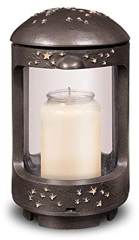 legendURN Grave lantern 'Galaxy' bronze in several colours | Cremation Urn for Ashes