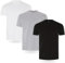 FM London 3/5-Pack Mens T Shirt - Premium Weight T-Shirts with Lightly Fitted Design - Super Soft T-Shirt Made with 100% Cotton - Stretch Men's T-Shirts for any Occasion - Durable Comfort Fit