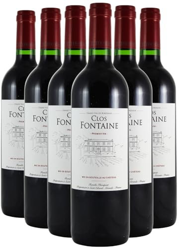 Château Clos Fontaine - Rouge 2021 - Côtes de Bordeaux Francs - Vin Rouge de Bordeaux (6x75cl)
