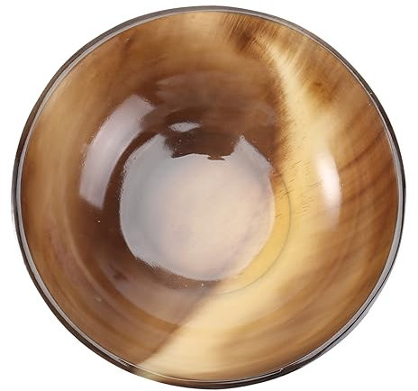 FRCOLOR 2pcs Horn Shaving Bowl Shaving Soap Bowl Men's Grooming Set Classic Design