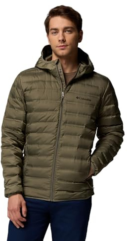 Columbia Lake 22 II Dunjacka med Huva, Hållbart Vattenresistent Tyg, 650 Fill Power Värme, Heat Seal Teknologi, Robust Kantband, Säkra Dragkedjefickor - Herr