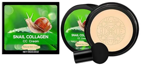 Coussin Air CC Cream - Correcteur de Teint Hydratant | CC Crème Air Cushion Hydratante à Tenue Longue Pour Maquillage Quotidien