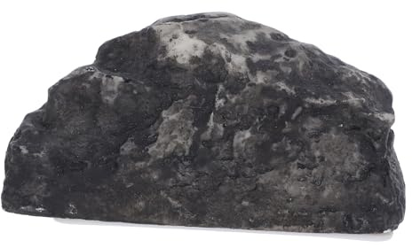 TOBBOMEY Boîte à Clés Extérieure Pierre Imitation Imperméable avec Compartiment Naturel et Design Artistique pour Jardin et Allée