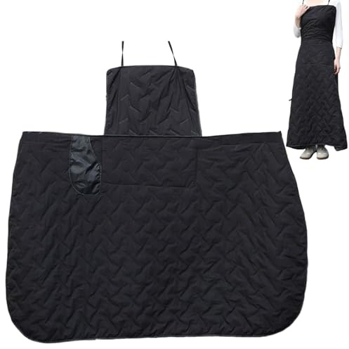 Renchey Couvre-Jambes pour Scooter | Protecteur De Jambes d'hiver Chaud Et Imperméable | Couverture Tablier pour Pare-Brise De Moto | pour Pluie Froid Hiver Conduite Jour Neigeux Vélo