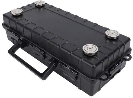 KIMISS Dold Magnetisk Nyckelhållare Bärbar Förvaringsorganisator för Säkerhet Magnetisk Nyckellåda Under Bilen 28x12x7cm