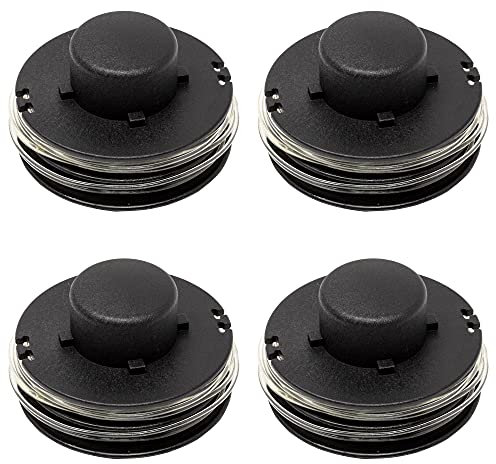 Thread spool trimmer spool suitable for Grizzly Tools cordless grass trimmer CT2000 scythe brush cutter battery trimmer lawn edge cutter (4 pieces)