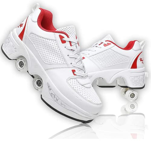 Skor Med Hjul - Rullskor, Skateboardskor, Rullskridskor, Sportskor, Löparskor, Sneakers för Flickor och Kvinnor