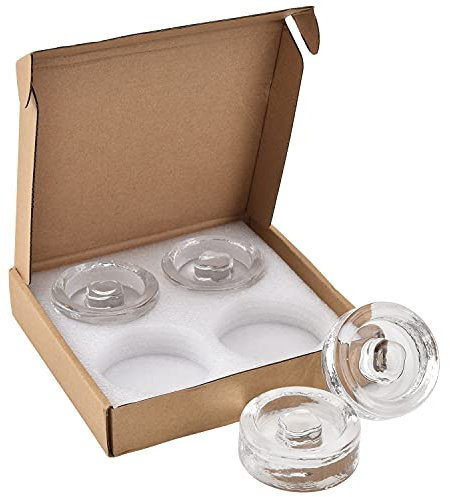 4 pesi in pietra di fermentazione con maniglie facili da impugnare per sottaceti Kimchi di crauti, conservazione inscatolamento vasi a bocca larga