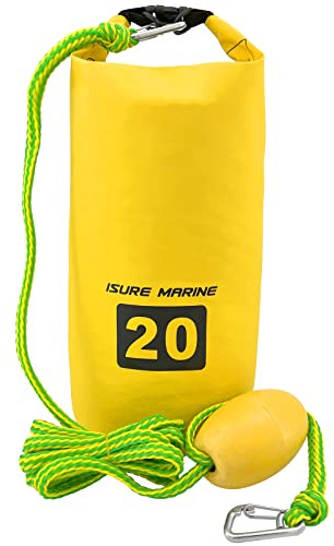 ISURE MARINE 2-in-1 PWC Sand Bag Anchor Adjustable Buoy for Small Boats, Power Watercrafts, Canoes and Kayaks