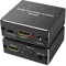 SDKDZKG 4K x 2K HDMI Audio Extraktor Splitter, HDMI und Optisch TOSLINK SPDIF Audio Konverter Adapter mit 3,5mm Stereo Audio Splitter Adapter, Schwarz SDK-A78
