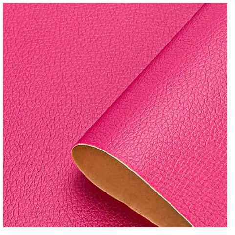 Pelle Adesiva Tessuto In Pelle Autoadesivo, Kit Di Riparazione Per Divani In Pelle, Nastro Di Riparazione In Vinile, Toppe In Pelle Da Tappezzeria Per Mobili, Divani, Sedie, Seggiolini Auto(Dark pink)