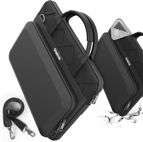 Smatree CityShield Funda para Portátil con Hombro para 17,3 pulgadas DELL Precision 7770/7780 Workstation, DELL Funda para portátil con bolsillo externo para accesorios y asa (MC03)