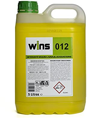 Wins - Detergente Máquinas Lavavajillas Profesional Aguas Duras 012 - Garrafa 5L