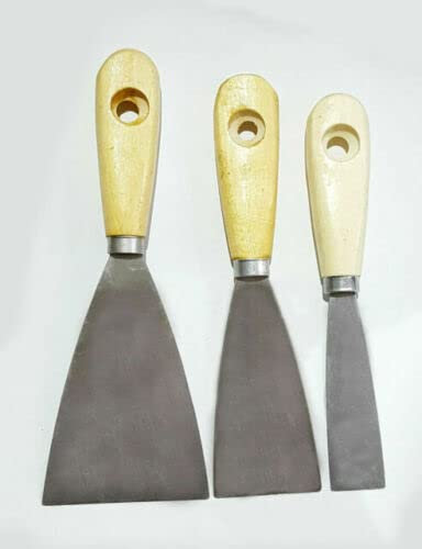 EliteKoopers 3Pcs Scraper Set Decorators Wallpaper Paint Putty Filling Filler Knife Spreader