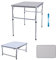 Campingtische Camping Tisch Klein Klappbar Balkontisch Aluminiumrahmen Klapptisch Camping Klapptisch Balkon Campingtisch Klappbar zum Campen im Garten Campingtisch Höhenverstellbar 75x50x33cm/70cm