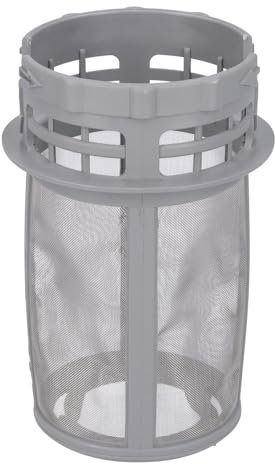 ensipart Feinsieb für Spülmaschine kompatibel mit beko 1740220700 graues rundes Filtersieb für Geschirrspüler