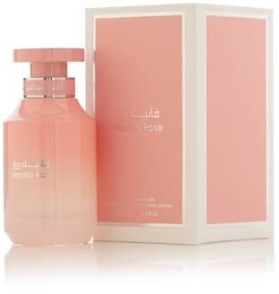Arabian Oud Vanilla Rose 100 ml | Eau de Parfum for Women | Orchid Flower, Tropical Fruits, Rose, Vanilla, Musk, Sandalwood | A sweet, floral, and velvety scent.