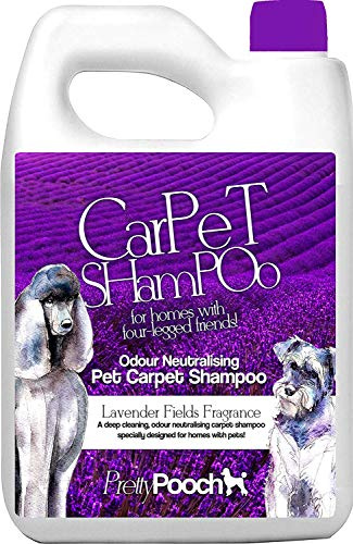 Pretty Pooch Dog Carpet Shampoo Cleaner Solution for Machines/Manual Use (Lavender Fields Fragrance) - 5 litres