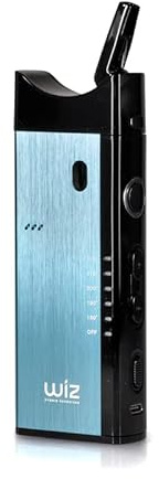 Wiz Hybrid Vaporizer - Vaporizzatore 2-in-1 per Erbe Secche & E-liquido, Tecnologie a Convezione e Conduzione, Atomizzatore da 2ml, Vaporizzazione Simultanea, Senza Tabacco, Senza Nicotina.