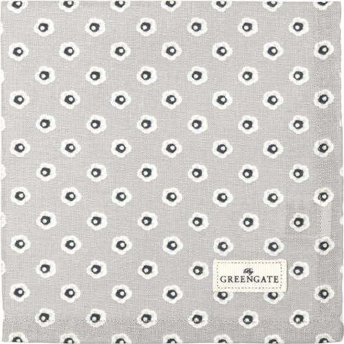 GreenGate Malia Stoffserviette Grey 40x40cm