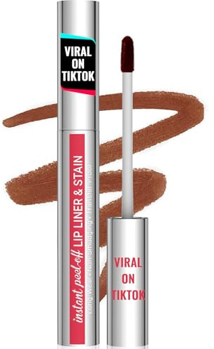 iMethod Lip Stain – Lipliner, Langanhaltender Lip Stain zum Abziehen, Lippenstift, Lippenkonturenstift, Lippenfleck Langanhaltende, Wasserfeste Lippentönung, Natürlicher Lip Stain Farbe, Coffee