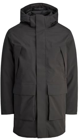 JACK & JONES herr Jprccmoon parkas Sn, svart, m, svart, M