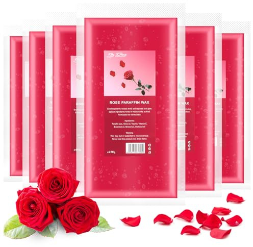 AYITOO paraffin wax rose 2 700 g, paraffin wax for hands and feet, aesthetic treatments, paraffin wax set