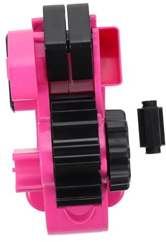 WEKAMOS Distributore Nastro Adesivo da Scrivania Multifunzione con Taglio Pratico Portanastro Semi-automatico per Ufficio Scuola e Casa Compatibile con Nastro da Colore Rosa Elegante