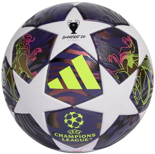 adidas UEFA Champions League Final J290 JX9097 - Palla da calcio unisex, multicolore, taglia 4