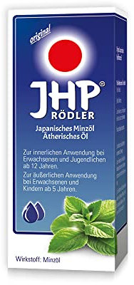Original JHP Rödler Japanisches Minzöl zur Inhalation bei Atemwegsinfekten wie Erkältung und Schnupfen, 10 ml