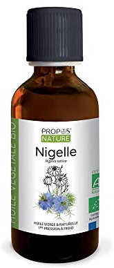 Huile de Nigelle Bio (Cumin noir) - Nigella sativa seed oil -100% pure et naturelle - 50ml - PROPOS'NATURE