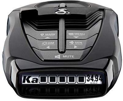Cobra RAD 480i Laser Radar Detector – Long Range Detection, Bluetooth, iRadar App, LaserEye Front and Rear Detection, Next Gen IVT Filtering, Black