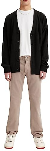 Levi's Uomo 501 Original Fit Jeans, All Beige, 33W / 32L