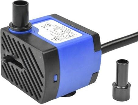 CONQUERALL AC 110V 92GPH 5W Submersible Pump Mini Adjustable for Fish Tanks, Tabletop Fountains, Indoor and Outdoor Ponds, Hydroponic Systems, Pet Fountains