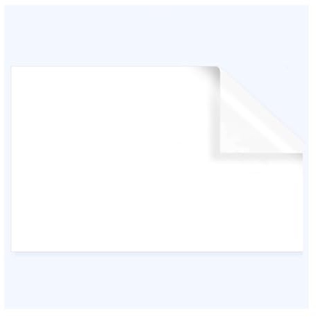 IYUESQ Papel de Pizarra magnética, Pegatina autoadhesiva borrable para Pizarra Blanca, Hojas de Pizarra de borrado en seco para Bricolaje, Rollo de Papel Tapiz de Pizarra Blanca para la