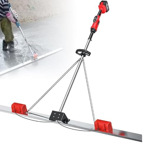 Macchina vibrante per massetto in calcestruzzo, strumento elettrico senza fili con 9 impostazioni di velocità per finitura in calcestruzzo