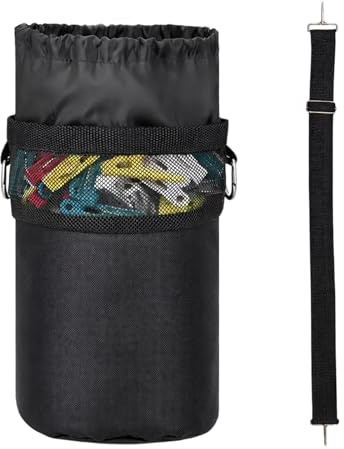KxrTpx Peg Bag for Washing Line with Hanger, Waterproof Peg Bag for Clothes Pegs Storage, Large for Outdoor Laundry and Garden Tool Organisation