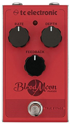 TC Electronic BLOOD MOON PHASER Pedale phaser stile vintage con filtro a quattro stadi e circuito completamente analogico