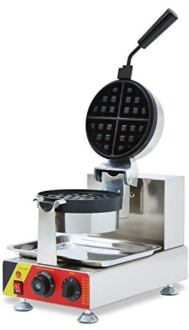 CGOLDENWALL Np-546 Rotation gaufrier antiadhésif Grille Muffin Baker machine à pain Commercial Belgian Waffle Réchaud machine grille-pain - 220V