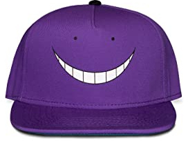 Difuzed Assassination Classroom Casquette snapback pour enfant garçon, Violet, taille unique