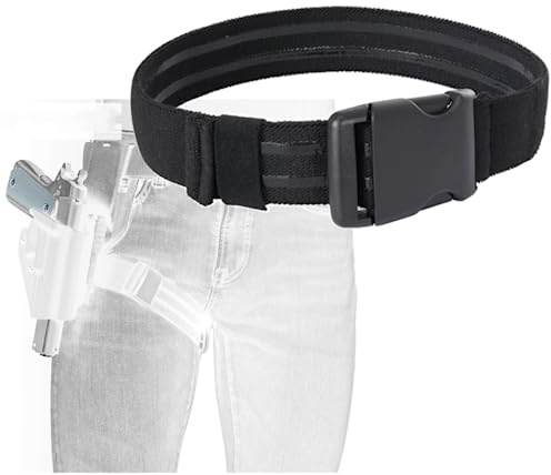 ACEXIER Kydex Cintura Elastica della Fondina della Gamba della Goccia Cintura Antiscivolo della Coscia per la Fondina della Pistola Hangun (Black)