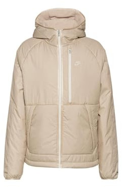 NIKE Sportswear Therma-FIT Legacy Sweat jacket puffer insulated Beige Men's size Medium M