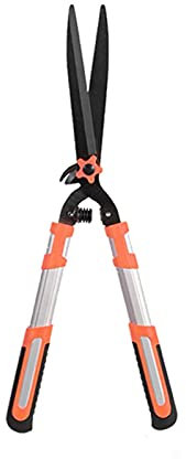 DDNGEJ Teleskop-Schere, Heckenschere, Langer Griff, Beschneiden von Bäumen, Rasenschneider, Blumenzweige, Grasschneider, Hand-Beschneidungswerkzeug,